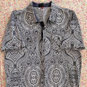 Armand Basi Slim Fit Button-Up Shirt XXL (Fits L) 100% Cotton | Made in Portugal